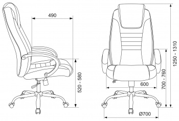 Крестовина для кресла бюрократ t 898axsn